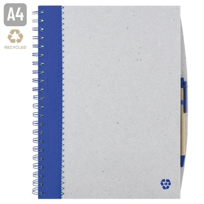 Cuaderno Cartón 90H A4 con Bolígrafo AZ