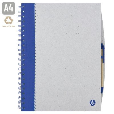 Cuaderno Cartón 90H A4 con Bolígrafo