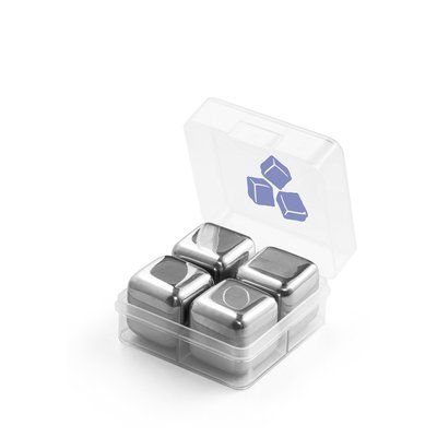 Cubitos de Hielo de Acero Inox. Reutilizables