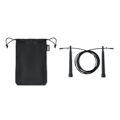 Cuerda de Saltar Ajustable Negro