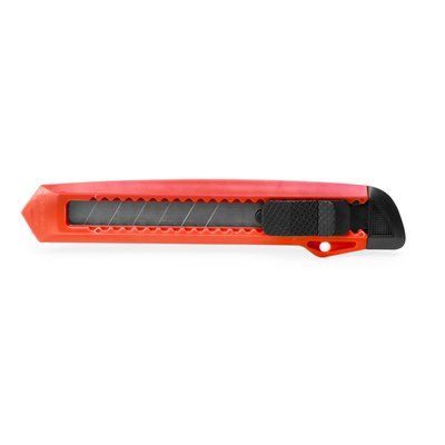 Cutter de cuchilla ancha Rojo Talla Única Adulto