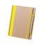 Cuaderno Boligrafo Reciclado Amarillo