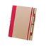 Cuaderno Bolígrafo Reciclado Rojo