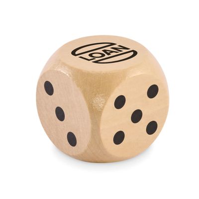 Dado de madera de 5 cm