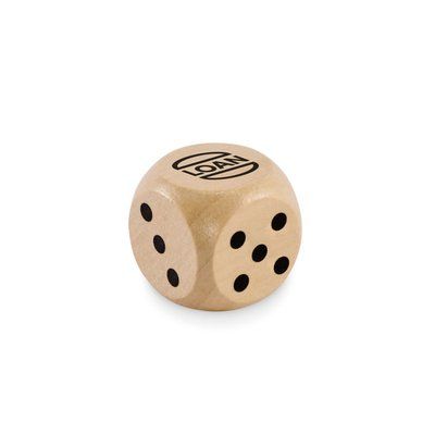 Dado de madera de 3 cm