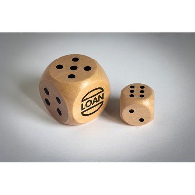 Dado de madera de 3 cm