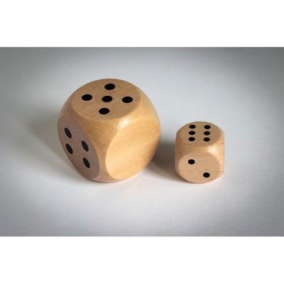 Dado de madera de 3 cm