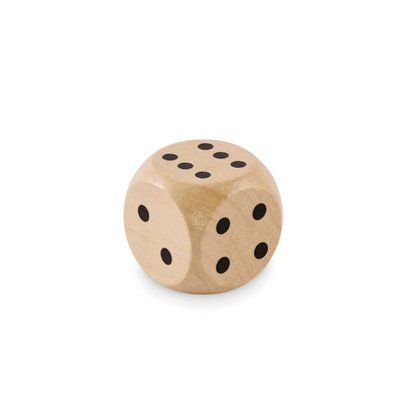 Dado de madera de 3 cm