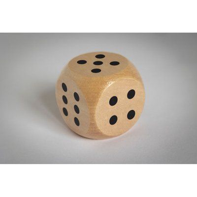 Dado de madera de 5 cm