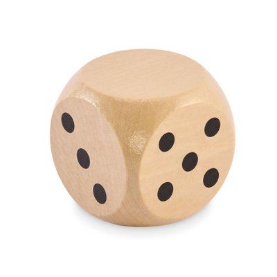 Dado de madera de 5 cm