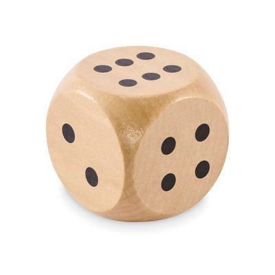 Dado de madera de 5 cm