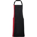 Delantal Bicolor con Hebilla Ajustable Black / Red