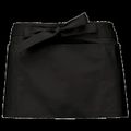 Delantal corto con bolsillos Black