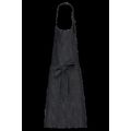 Delantal sin bolsillos Black Denim