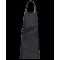 Delantal Bolsillo doble grande Black Denim