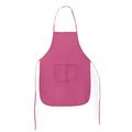 Delantal Corto Non-Woven con Bolsillo Fucsi