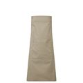 Delantal con bolsillo central Khaki