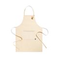 Delantal 100% Algodón Fairtrade con Bolsillo Natu