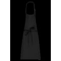Delantal sin bolsillos Black
