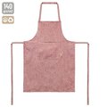 Delantal de algodón con cinta extra larga y bolsillo
