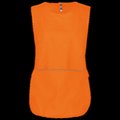 Delantal con bolsillo grande Orange L/XL