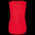 Delantal con bolsillo grande Red S/M