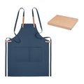 Delantal Canvas 340g Ajustable con Bolsillos