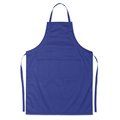 Delantal de cocina ajustable con dos bolsillos Azul