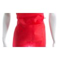 Delantal corto de non woven y ribete decorado