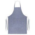 Delantal Largo de Algodón Reciclado 140gr Az
