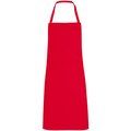 Delantal Largo de Sarga para Cocina Rojo UNICA