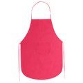 Delantal non-woven con bolsillo T-U Fucsia Talla Única Adulto