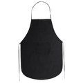 Delantal non-woven con bolsillo T-U Negro Talla Única Adulto