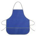 Delantal Non Woven Sublimable con Bolsillos Azul Royal