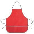 Delantal Non Woven Sublimable con Bolsillos Rojo