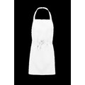Delantal unisex sin bolsillos White