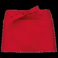 Delantal corto con bolsillos Red