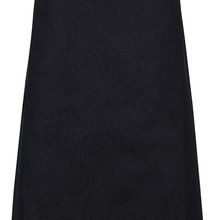 Delantal de algodón denim Indigo / Brown Denim