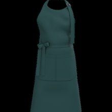 Delantal algodón orgánico con bolsillo Amazon Green