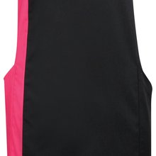 Delantal Bicolor con Hebilla Ajustable Black / Hot Pink