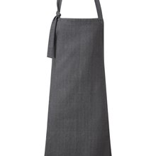 Delantal con bolsillos inclinados Denim Grey Denim