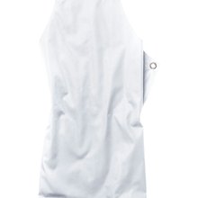 Delantal con ojales UE White