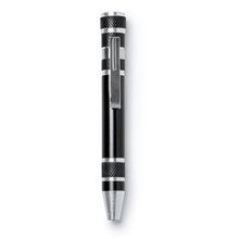 Destornillador multiherramienta de aluminio Negro