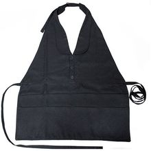 Delantal Chaleco con Cuello Solapas y 8 Bolsillos Ne