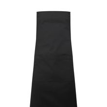 Delantal con bolsillo central Black