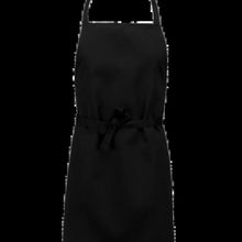 Delantal unisex sin bolsillos Black