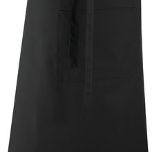 Delantal algodón con bolsillo Black