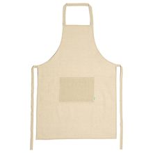 Delantal de algodón orgánico Crudo Talla Única Adulto