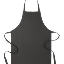 Delantal de algodón reciclado personalizable Negro