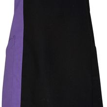 Delantal Bicolor con Hebilla Ajustable Black / Purple